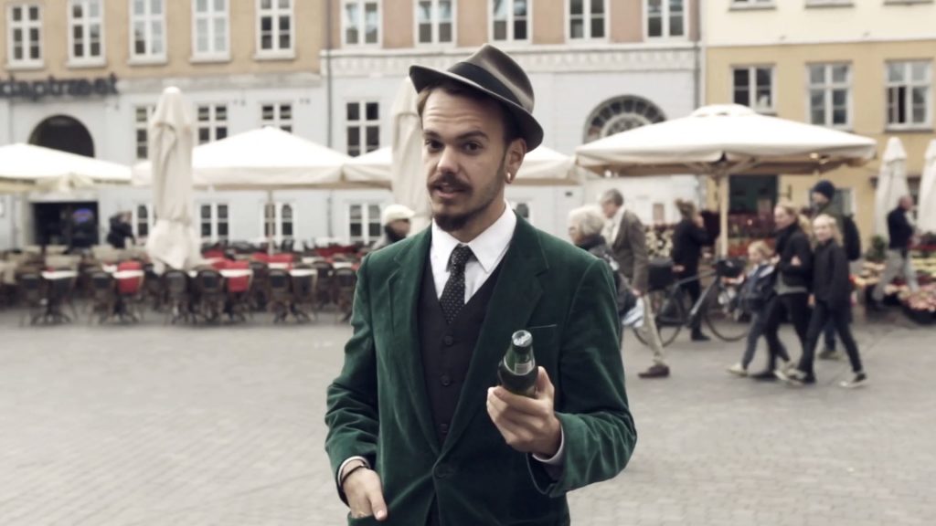 A voxpop film production and post production for the Danish beer brand Carlsberg in Copenhagen