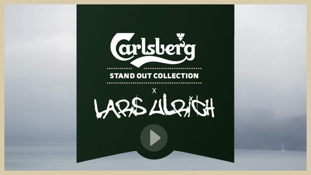 Post production of this video for Carlsberg and the promotion of their stand out collection where they collaborated with Lars Ulrich
