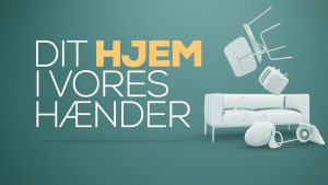 An animated and motion graphics title sequence for the Danish series Dit Hjem i Vores Hænder
