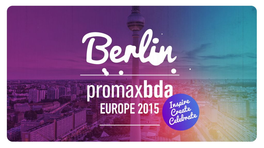 A 3d animation and motion graphics show opener and graphic package for Promaxbda Europe conference